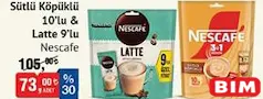 NESCAFE KAHVE SÜTLÜ KÖPÜKLÜ 10'LU & LATTE 9'LU